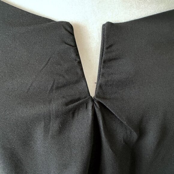 Lulus Womens XS Double Date Off Shoulder Top Black‎ Capsule Long Sleeve - Picture 5 of 12